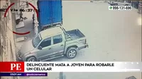 San Martín de Porres: Delincuente mató a joven para robarle su celular