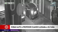 San Martín de Porres: Delincuentes robaron auto a profesor cuando llegaba a su casa