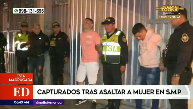 San Martín de Porres: Detienen a banda delictiva en pleno estado de emergencia