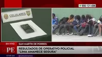 San Martín de Porres: Detienen a cuatro personas durante operativo "Lima amanece segura"