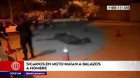 San Martín de Porres: Hombre murió acribillado por sicarios en moto