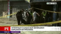 San Martín de Porres: Investigan causas de explosión en piñatería que causó la muerte de dos hermanos