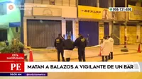 San Martín de Porres: Matan a balazos a vigilante de un bar