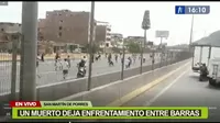San Martín de Porres: Motociclista falleció tras enfrentamiento entre barristas 