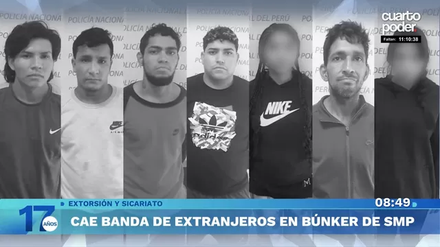 San Martín de Porres: PNP capturó a banda criminal “Los Injertos Hijos de Dios”