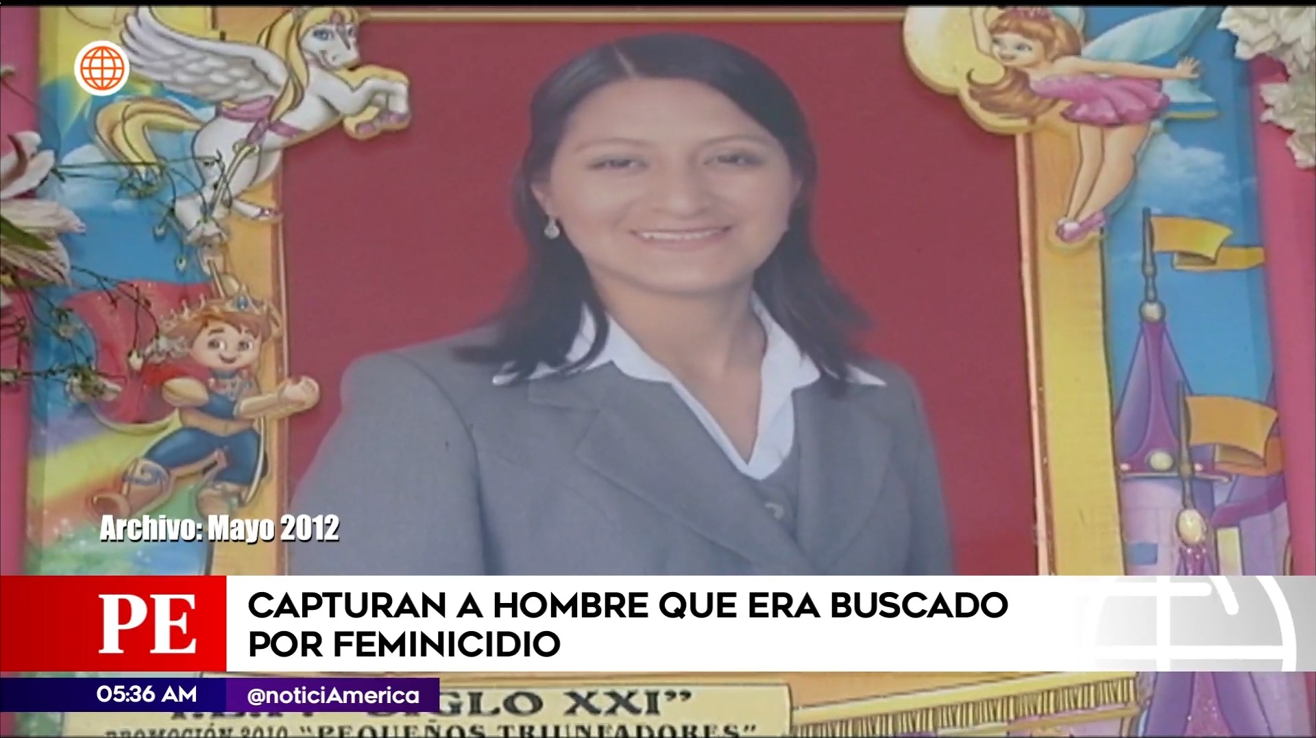 Feminicida capturado en San Martín de Porres. Foto: América Noticias