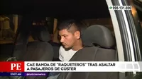 San Martín de Porres: Policía capturó a raqueteros tras asaltar a pasajeros de cúster