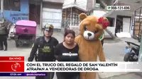 San Martín de Porres: Policía se disfraza de oso de San Valentín para capturar a mujer