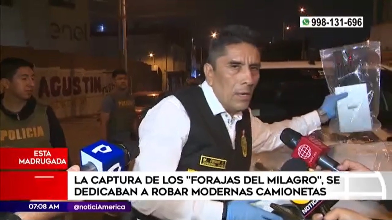San Martín de Porres: Policías recuperan moderna camioneta tras persecución