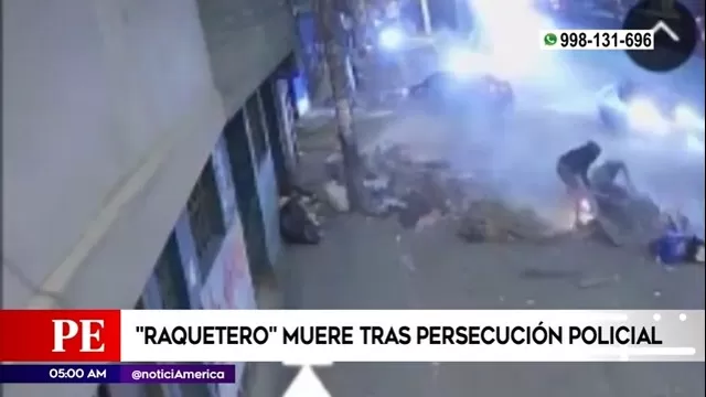 San Martín de Porres: Raquetero murió tras persecución policial