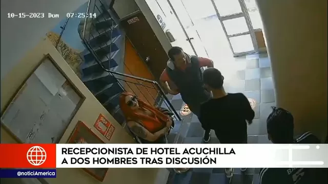 San Martín de Porres: Recepcionista de hotel acuchilló a dos hombres tras discusión