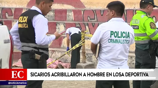 San Martín de Porres: Sicarios acribillaron a hombre en losa deportiva