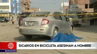 San Martín de Porres: Sicarios en bicicleta asesinan a hombre