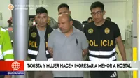 San Martín de Porres: Taxista fue intervenido por ingresar a menor a hostal