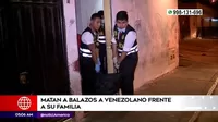 San Martín de Porres: Venezolano fue asesinado frente a su familia