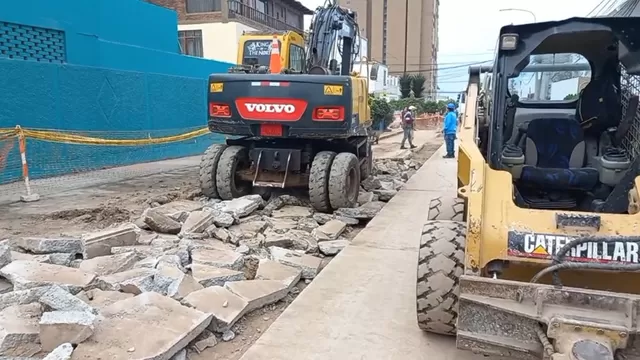 San Miguel: Inician obras de renovación urbana de pistas, veredas y sardineles