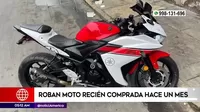 San Miguel: Roban moto recién comprada hace un mes