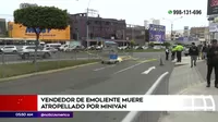 San Miguel: Vendedor de emoliente muere atropellado por minivan