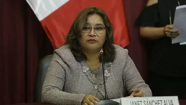 Janet Sánchez, presidenta de la comisión de Ética. Foto: Andina