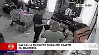 Santa Anita: Delincuente baleó a clientes durante asalto en barbería
