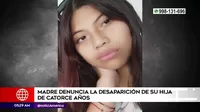 Santa Anita: Madre denunció desaparición de su hija de 14 años