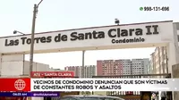 Santa Clara: Vecinos de condominio denuncian constantes robos