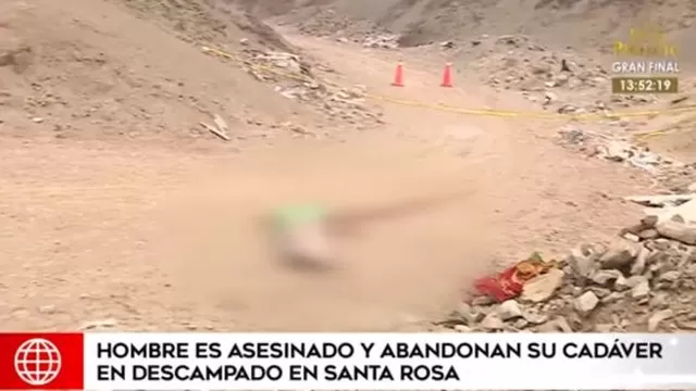 Santa Rosa: Sujeto es asesinado a balazos en la cabeza y dejado entre dos cerros