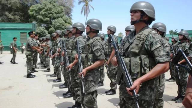 Actuación de las Fuerzas Armadas constituirá una tarea de apoyo a la misión policial. Foto: Andina