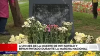 A un mes de las muertes de Inti Sotelo y Bryan Pintado durante la marcha nacional