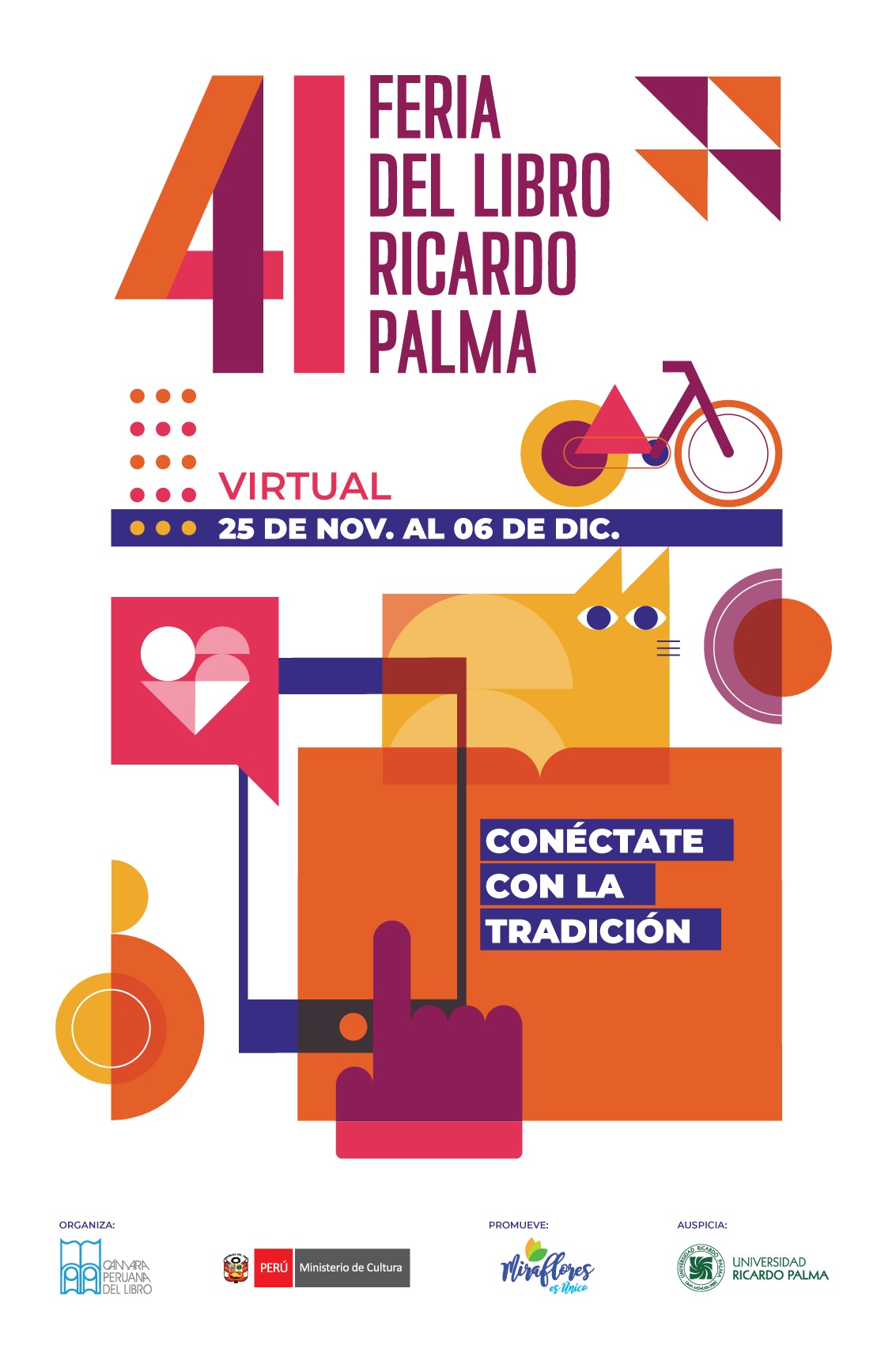 Comenzó la Feria del Libro Ricardo Palma en edición virtual