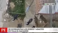 Se incrementa los robos y asaltos en Villa El Salvador