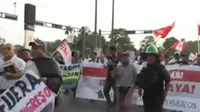 Se registra nueva manifestación en el Centro de Lima