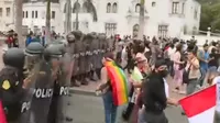 Se registra nueva manifestación en Lima