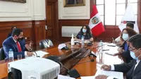 Segunda ola del coronavirus: Jefa de Gabinete se reunió con gobernadores regionales