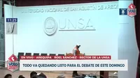 Segunda vuelta: Todo va quedando listo para el debate presidencial entre Castillo y Fujimori 