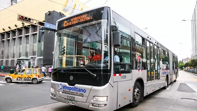 Metropolitano desviará su recorrido. Foto: Andina