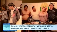 Sicarios vestidos de policías asesinan a "Pepito", miembro de la banda criminal Los ochenta