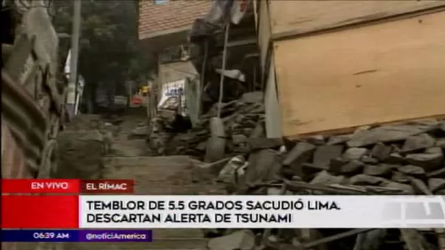 Sismo en Lima: viviendas en cerros del Rímac son un peligro