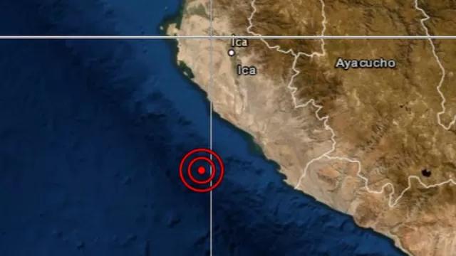 Un sismo de magnitud 4.4 se registró en Ica