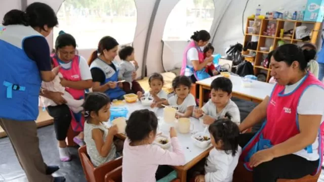 Los menores reciben cuidados especiales. Foto: Andina
