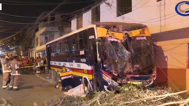 SJM: Un muerto dejó el despiste de un bus
