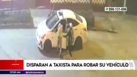 SMP: falsos pasajeros disparan a taxista para robarle su vehículo