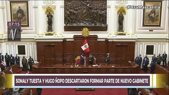 Sonaly Tuesta y Hugo Ñopo descartaron formar parte del nuevo gabinete