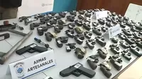 Sucamec: Recuperan más de 2800 armas a nivel nacional