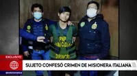 Chimbote: Hombre confesó crimen de misionera italiana