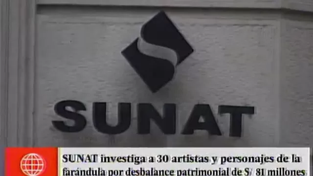 Sunat: vinculados al espectáculo presentan inconsistencias en sus ingresos 