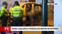 Surco: acribillan a venezolano dentro de una mototaxi