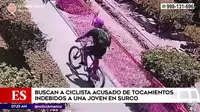 Surco: Buscan a ciclista acusado de realizar tocamientos indebidos a una joven