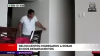 Surco: Delincuentes robaron en departamentos de vivienda multifamiliar