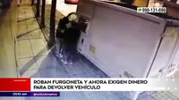 Surco: Delincuentes robaron furgoneta y ahora exigen dinero para devolver vehículo
